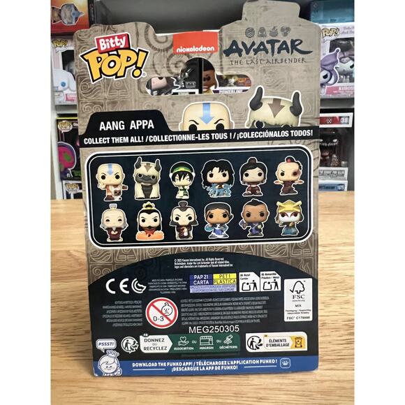 2-PACK BITTY Appa & Aang w/ Momo Funko Pops #540 #541 ATLA Avatar Last Airbender - Picture 2 of 2